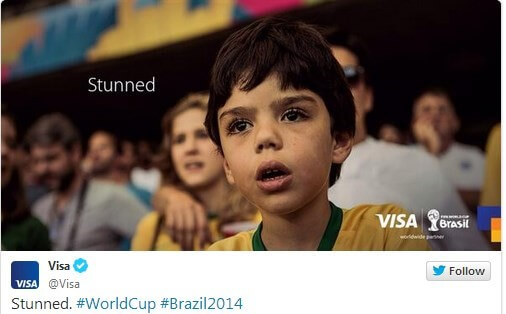 Visa ad after WorldCup loss was a marketing failure
