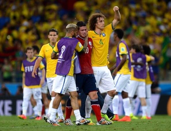 World Cup players comfort opponents after loss